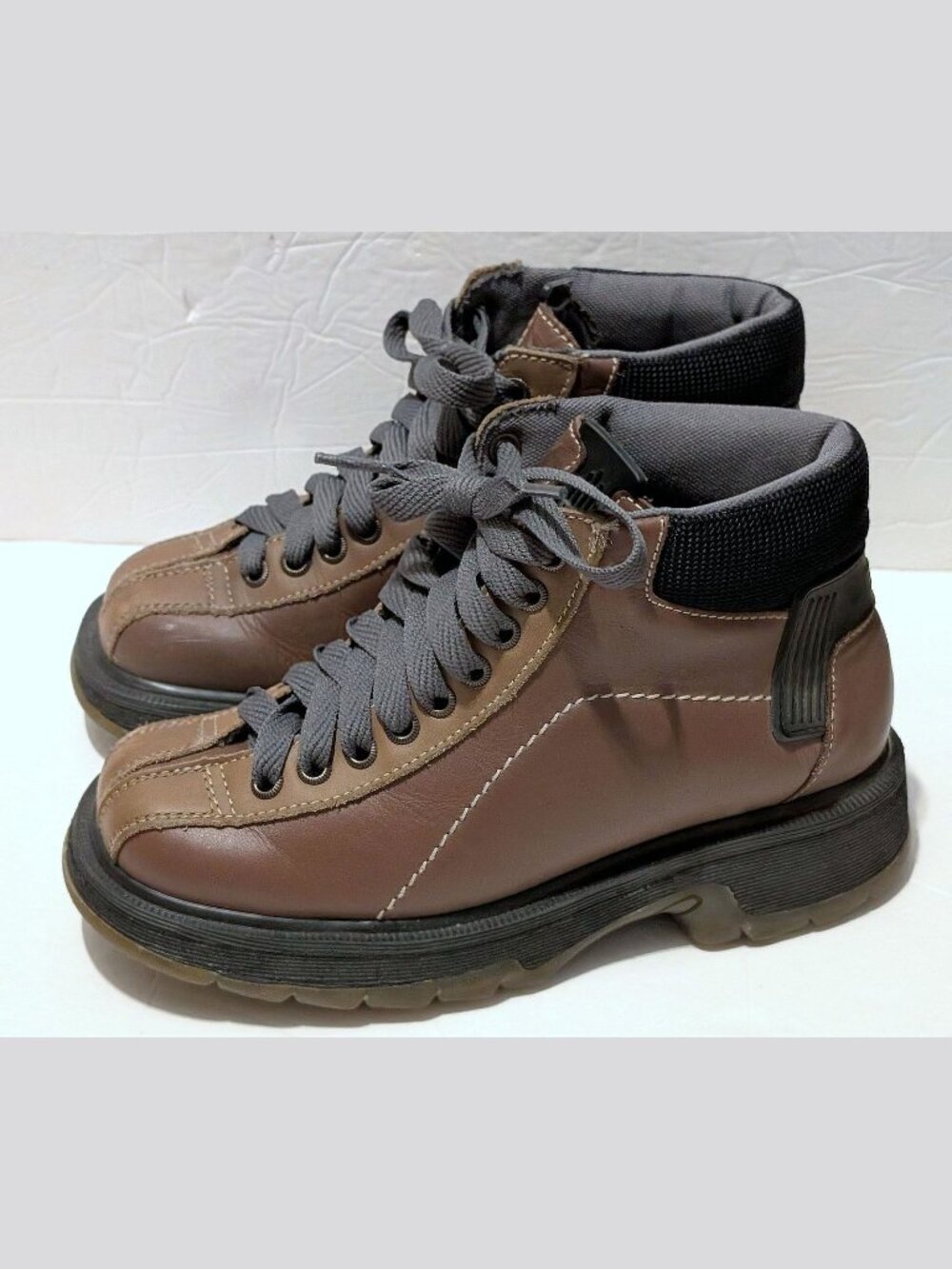 RARE Vintage Dr. Martens 9793 Unisex Chunky Ankle Boots Leather England UK 6